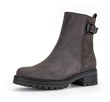Gabor Damen Biker Boots, Frauen Stiefeletten,Winterstiefeletten,warm,gefüttert,Stiefel,Bootee,Booties,halbstiefel,Pepper (Mel.),38 EU / 5 UK