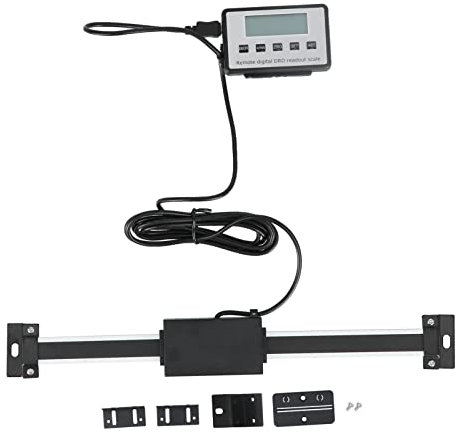 Kuuleyn Digitalanzeige, lineare metrische imperiale Linearskala mit Digitalanzeige, industrielle Digitalanzeige für Drehmaschinen (KuuleynOuI3Z-12)