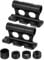 QWORK® 2Pcs Bike Fork Mount, Aluminum Bike Fork Mount with 8 Adapters, for Car Truck Van