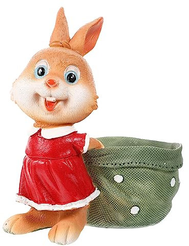 KONTONTY 1stück Kreativer Cartoon Kaninchen Sukkulententopf Aus Sicherem Harz Dekorativer Blumenübertopf Für Zuhause Büro Und Garten Lebendige Farben Für Sukkulentenliebhaber Perfektes