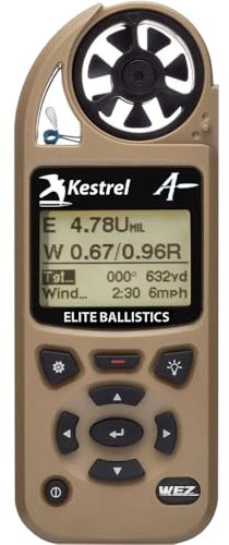 Kestrel 5700X WEZ Wettermesser mit angewandter Ballistik, Hellbraun