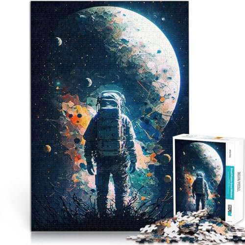 Puzzle für Erwachsene, 1000 Teile Anspruchsvoll, Aber lustig und humorvoll Space Voyager Die Liebe zwischen Paaren stärken52x38cm