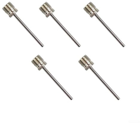 Set of 10 Inflator Needles for Sports Balls Compatible with Most Pumps and Air Compressors (5pcs)