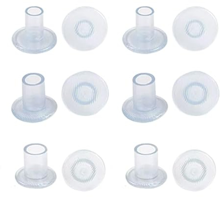 6 Pairs PVC High Heel Protectors, Anti-Slip Stiletto Heel Covers | for Grass, Weddings, and Formal Events