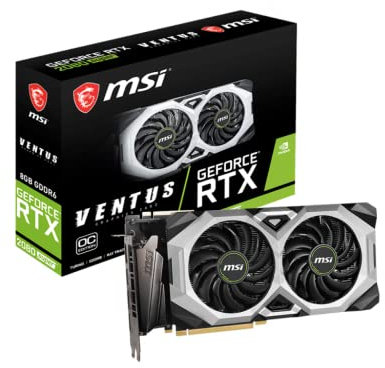 MSI NVIDIA GEFORCE RTX 2080 SUPER VENTUS XS OC Graphics Card '8GB GDDR6, 1830MHz, 3x DisplayPort, HDMI, Dual Fan Cooling System'