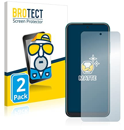 BROTECT Schutzfolie für Nokia X20 | 2 Stück Entspiegelnder Displayschutz Made in Germany Matte Displayschutz-Folie Anti-Reflex Anti-Fingerprint Einfache Montage