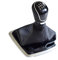 WYTXH Schaltknauf Hebel Manuell 5 6 Gang Fit Für Ford Focus 2 MK2 FL C-MAX 2006-2011MK3 MK4 MK7 Galaxy Mit Leder Staubdichte Abdeckung-Schwarz-5_Speed