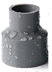 Wnuanjun Prise de Réduction PVC 1pcs 20-110mm Solde Métrique de Soudure Connecteur de Raccord d'Aquarium (Couleur : Grey, Taille : 75x63mm)