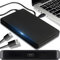Retoo Carcasa Disco Duro 2,5 Pulgadas, USB 2.0 Caja Disco Duro para SATA SSD con Cable USB, No Requiere Herramientas, Carcasa Externa, Compatible con Xbox PS4 PC TV, Negro
