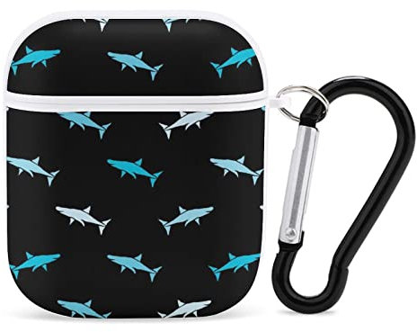 Airpods-Hülle Shark Design Marine Thema Airpod Hard Case Cover Kopfhörerhüllen Für Apple Airpods1 Airpods2