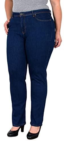 ESRA Stretch Jeans Damen High Waist Damen Jeans Straight