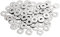 Rondelles Metal M5, Rondelles Plates MeHurr 100 Pièces, Rondelle Inox M5 x 15mm, Rondelle en 304 Acier Inoxydable DIN9021 / ISO7093, Penny Rondelles pour Vis et écrous