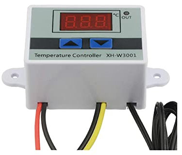 TKSE Igrometro Digitale, XH-W3005 Sensore di umidità del Controller dell'interruttore dell'igrometro Digitale 0~99% RH 12V / 24V / 220V (220V)