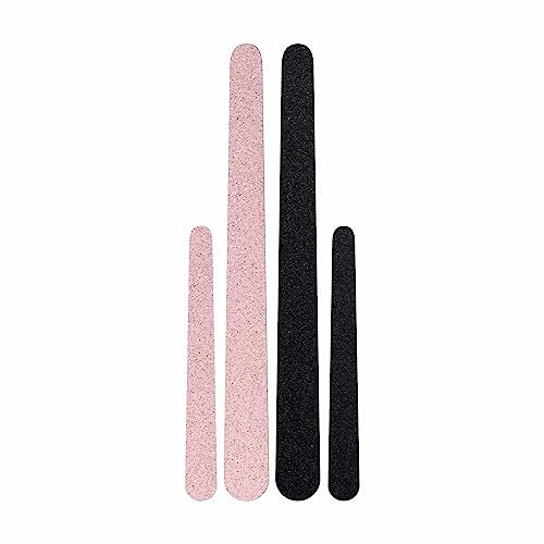 Nail Files Double Sided File Set Fingernail Files Natural Nail Filer for Women Nail Trimming Manicure Pedicure Tool Home Salon Supplies Travel Accessories Assorted Sizes & Colours (Pack of 30)