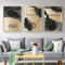 DLKAJFK Islamische Bilder Set,Islamisches Arabische Kalligraphie Leinwand Malerei, Modern Bilder Dekorative,Ohne Rahmen(Stile 2, 50 * 70cm*3)…