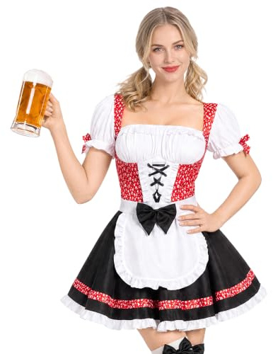 Spooktacular Creations Women German Oktoberfest Costume Set
