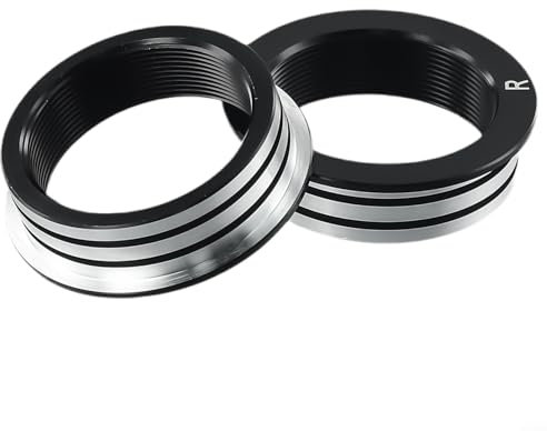 Zoegneer Tretlager-Adapter BB30 Tretlager auf BSA30 Tretlager aus Aluminiumlegierung, Schwarz, 2 Stück
