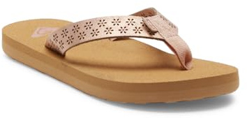 Roxy Porto - Beach Flip-Flops for Girls - Strand-Sandalen - Mädchen - 34 - Rosa.
