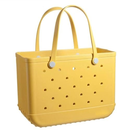 Pcingsia: Gummi-Strandtasche, wasserdicht, waschbar, für Boggss-Tasche, Cross-Tasche, Pool