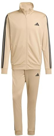 adidas Homme SPORTSWEAR BASIC 3 STRIPES TRICOT TRACKSUIT, warm sandstone, XL