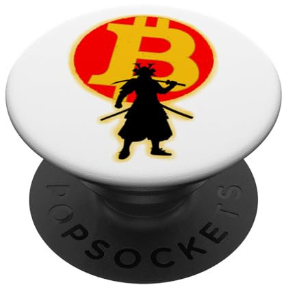 Bitcoin Samurai Der mächtige Krypto-Krieger PopSockets Klebender PopGrip