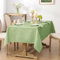 Softalker Sage Green Table Cloth Rectangular 200x140 cm Jacquard Tablecloth with Wave,Wipeable,Water Resistant Tablecloths Dining Table Cover for Spring Outdoor Garden Party Wedding Easter,55x78 inch