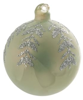 GreenGate Harmony Weihnachtskugel Sparkling Blue 8cm