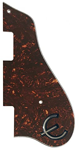 Für Casino Style Jazz Archtop W/Metal e Gitarren-Pickguard Teile (4-lagige braune Schildkröte)