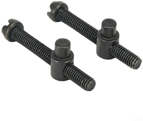 Jonikuper Tornillo de ajuste de cadena de barra de metal, piezas de repuesto compatibles con motosierra eléctrica 405 5016, accesorio de herramienta profesional