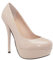 Andrés Machado Beige Lack High heels. 14 cm Absatz EU 45