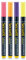 SECURIT - 4er-Set Kreidemarker - Für nicht-poröse Oberflächen (Schwarze Tafel, Glas, Metall, Spiegel...) - Dünne Spitze 1-2 mm - 4 Farben (Orange, Rosa, Violett, Gelb)