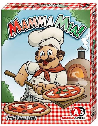 ABACUSSPIELE 08988 - Mamma Mia!, Kartenspiel, Silver