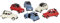 Citroen 2CV Ente, Spritzguß, 1:34 in sortierten Farben, 12er-Display