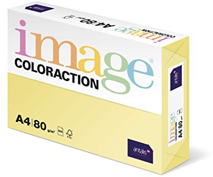 Image Coloraction Pale Yellow (Desert) A4 210x297 100gm2 fsc4 500sh/RM 4rm/BX