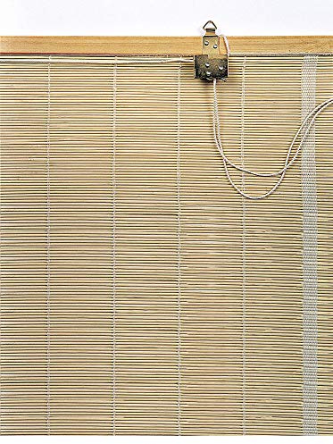 VERDELOOK Asia, Tapparella in cannette di Bamboo Naturale Intrecciate, 120x250 cm
