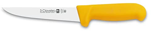 3 Claveles Cuchillo Deshuesar Ancho Proflex, Acero Inoxidable, Amarillo, 15 cm-6