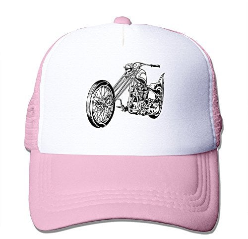 SAXON13 Unisex Baseball-caps Mesh Back Chopper Motorcycle Cap Hats Ash