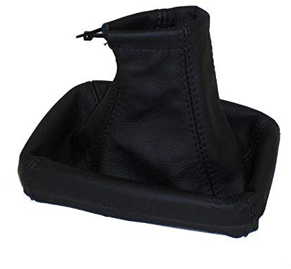 TK-132 SCHALTSACK SCHALTMANSCHETTE Echt Leder Schwarz