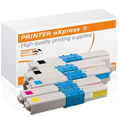 PRINTER eXpress Toner 5er Set kompatibel mit Oki C301 C301DN C321 C321DN MC332 MC332DN MC342 MC342DN MC342DNW Drucker
