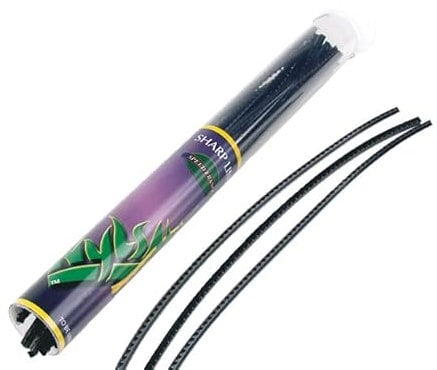 Ratioparts Nylonfaden 3,5 mm Nylsaw 25 Stück a 26 cm Mähfaden 4-Kant gezahnt, Schwarz