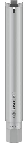 Bosch 1x PRO Multi Material Diamanttrockenbohrkronen für 1 1/4 Zoll UNC und Diamantbohrer (für Kalk- und Sandsteine, Ziegelstein, Ø 52 mm, Professional Zubehör Diamantbohrer)