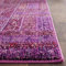 SAFAVIEH Boho Teppich für Wohnzimmer, Esszimmer, Schlafzimmer - Monaco Collection, Kurzer Flor, Lila und Multi, 122 X 170 cm