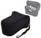 JJC Black Ultra Light Neoprene Camera Case for Fujifilm Fuji X-T100 X-T30 X-T20 X-T10 +50-200mm/50-230mm Lens, Pouch Bag for Olympus E-PL8 E-M5II E-M10 II, Canon M50 M5 with Telephoto lense