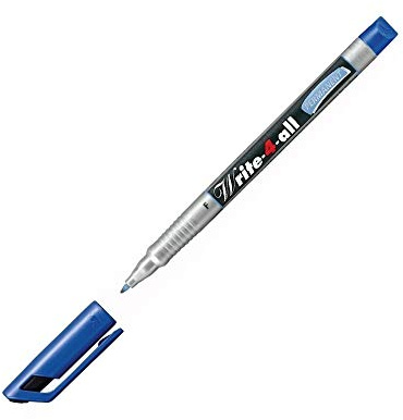 Permanent-Marker - STABILO Write-4-all - fein - Einzelstift - blau