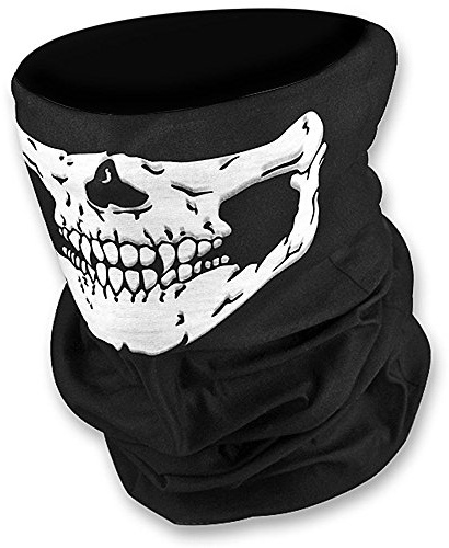 WAWO Neu Skeleton Schädel Bandana Snowboard Skifahren Motorrad Biking Rave Maske Paintball