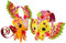 Mattel AmiGami Fox and Owl Figure 2-Pack