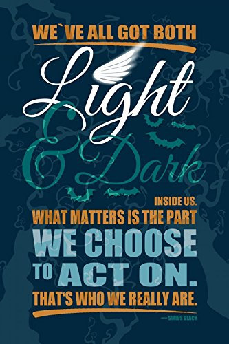 1art1 Inspiration We've All Got Both Light and Dark Inside Us Selbstklebende Fototapete Poster-Tapete 180x120 cm