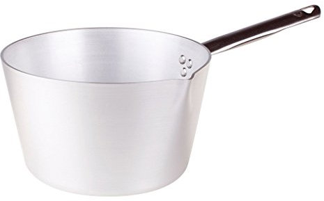 Pentole Agnelli Alluminio ALMA10916 Linea 3mm Casseruola Conica con 1 Manico, 16 cm, Acciaio
