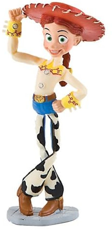 Bullyland 12762 - Spielfigur Cowgirl Jessie aus Disney Pixar Toy Story, ca. 10,2 cm, detailgetreu, ideal als kleines Geschenk für Kinder ab 3 Jahren