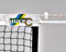 HUCK Badminton Turniernetz Champion | mit Kevlarspannseil | 1,2mm stark | 602 x 76 cm | 18mm Maschenweite